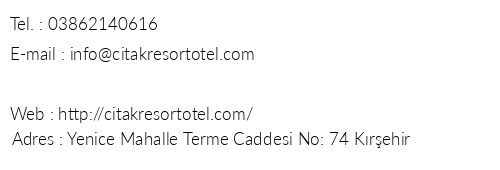 tak Resort Hotel telefon numaralar, faks, e-mail, posta adresi ve iletiim bilgileri